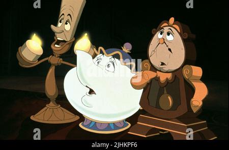 BEAUTY AND THE BEAST, Lumiere, 1991 Stock Photo - Alamy