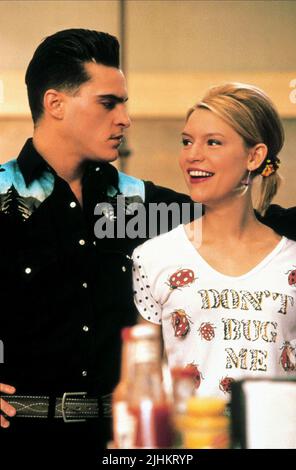 JOAQUIN PHOENIX, CLAIRE DANES, U TURN, 1997 Stock Photo