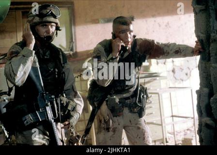 GREGORY SPORLEDER, JOSH HARTNETT, BLACK HAWK DOWN, 2001 Stock Photo