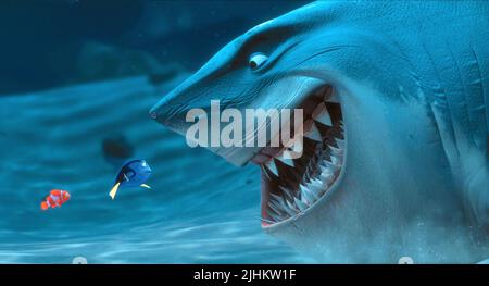 DORY,MARLIN,BRUCE, FINDING NEMO, 2003 Stock Photo - Alamy