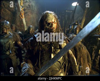 URUK-HAI, THE LORD OF THE RINGS: THE FELLOWSHIP OF THE RING, 2001 Stock Photo