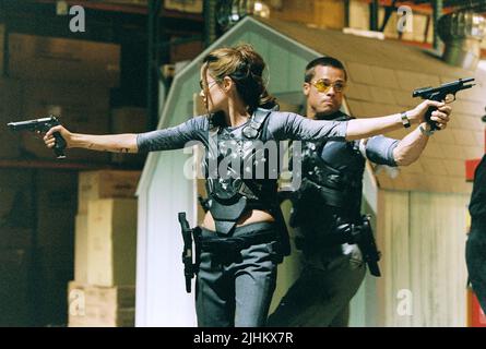 ANGELINA JOLIE, BRAD PITT, MR. and MRS. SMITH, 2005 Stock Photo