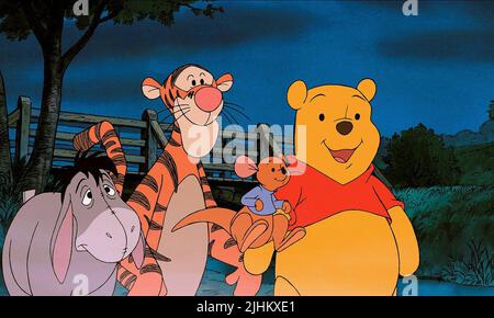 Piglet's Big Movie, Eeyore, Tigger, Roo, Winne The Pooh, 2003 Stock 