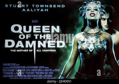 AALIYAH, STUART TOWNSEND POSTER, QUEEN OF THE DAMNED, 2002 Stock Photo