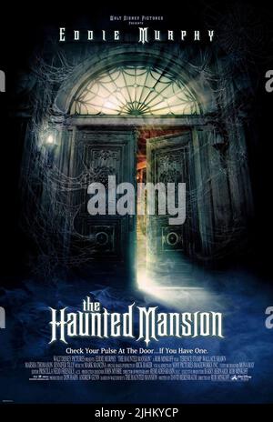 FILM POSTER, THE HAUNTED MANSION, 2003 Stock Photo