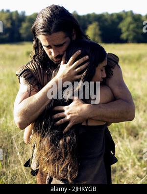 Q'ORIANKA KILCHER, COLIN FARRELL, THE NEW WORLD, 2005 Stock Photo