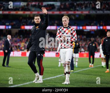 Melbourne, Australia, 19 Jul 2022. Manchester United vs Crystal Palace at Melbourne Cricket Ground (MCG) on 19 Jul 2022. Credit: corleve/Alamy Stock Photo Stock Photo