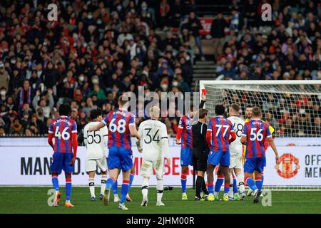 Melbourne, Australia, 19 Jul 2022. Manchester United vs Crystal Palace at Melbourne Cricket Ground (MCG) on 19 Jul 2022. Credit: corleve/Alamy Stock Photo Stock Photo