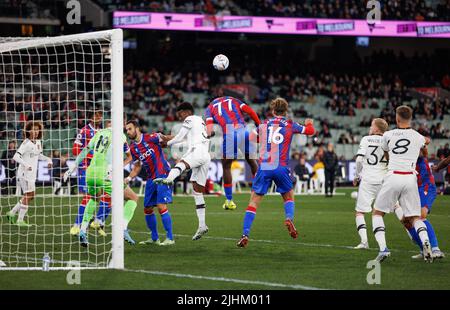 Melbourne, Australia, 19 Jul 2022. Manchester United vs Crystal Palace at Melbourne Cricket Ground (MCG) on 19 Jul 2022. Credit: corleve/Alamy Stock Photo Stock Photo