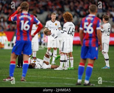 Melbourne, Australia, 19 Jul 2022. Manchester United vs Crystal Palace at Melbourne Cricket Ground (MCG) on 19 Jul 2022. Credit: corleve/Alamy Stock Photo Stock Photo