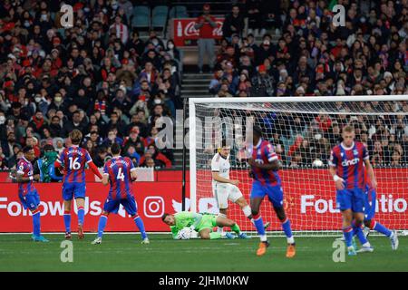 Melbourne, Australia, 19 Jul 2022. Manchester United vs Crystal Palace at Melbourne Cricket Ground (MCG) on 19 Jul 2022. Credit: corleve/Alamy Stock Photo Stock Photo