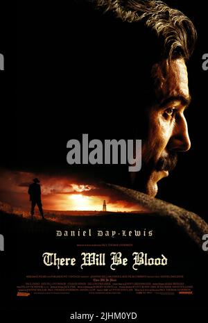 DANIEL DAY-LEWIS POSTER, THERE WILL BE BLOOD, 2007 Stock Photo