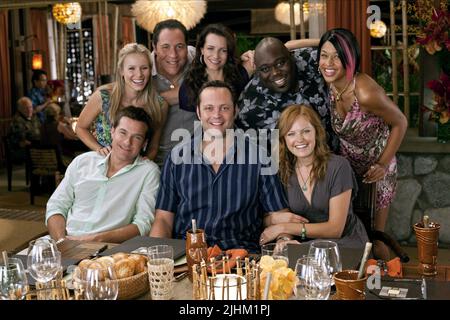 BATEMAN,BELL,FAVREAU,DAVIS,VAUGHN,LOVE,AKERMAN,HAWK, COUPLES RETREAT, 2009 Stock Photo