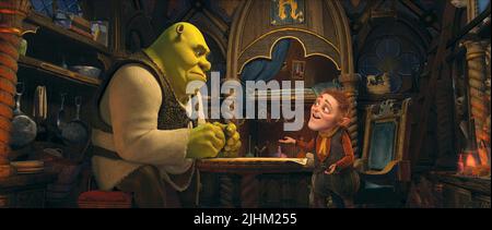 SHREK, RUMPELSTILTSKIN, SHREK FOREVER AFTER, 2010 Stock Photo