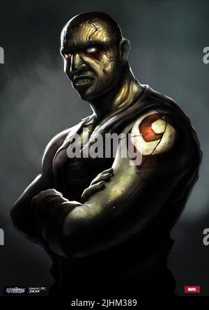 DRAX, GUARDIANS OF THE GALAXY, 2014 Stock Photo
