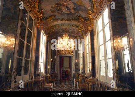 Genoa (Italy), museum of Spinola Palace, Gallery of the Mirrors Stock Photo