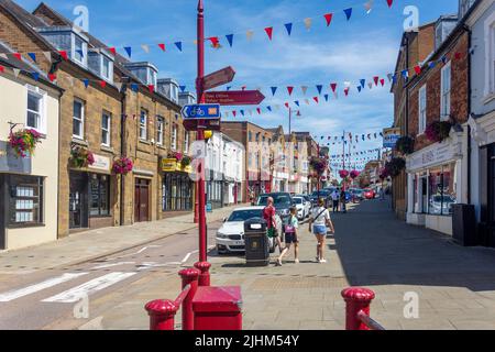 High Street, Daventry, Northamptonshire, England, United Kingdom Stock Photo