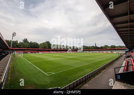 The Peninsula Stadium home of Salford City FC. Moor Lane, Salford Stock ...