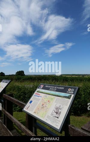 English Civil War. Battle of Naseby, 14th June 1645, Battlefield Map ...