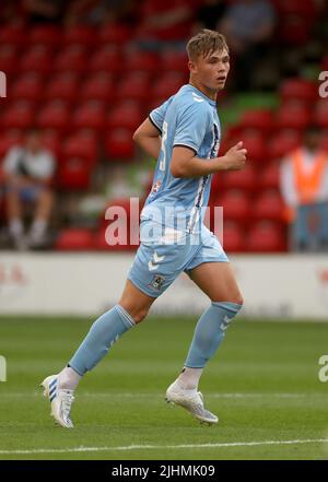 Coventry City’s Callum Doyle in action during the pre-season friendly match at the Poundland Bescot Stadium, Walsall. Picture date: Tuesday July 19, 2022. Stock Photo