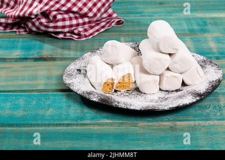 Cow Leg Gelatin; Traditional Sweet Manjar of the Latin American Region Stock Photo