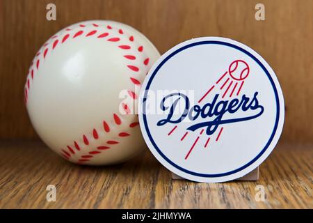 Los angeles dodgers logo hi-res stock photography and images - Alamy