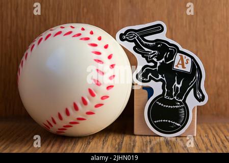 Oakland Athletics Baseball Team Logo Editorial Stock Image - Image of  competition, baseball: 111878009