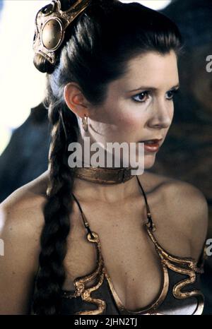 CARRIE FISHER, STAR WARS: EPISODE VI - RETURN OF THE JEDI, 1983 Stock Photo