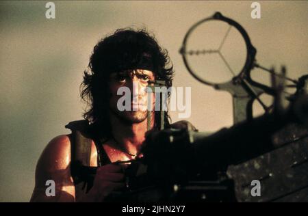 RAMBO III (1988) SYLVESTER STALLONE MULLET, BANDANA RM3 063 Stock Photo ...