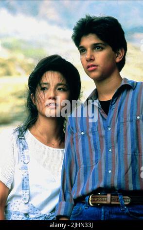 TAMLYN TOMITA, RALPH MACCHIO, THE KARATE KID PART II, 1986 Stock Photo