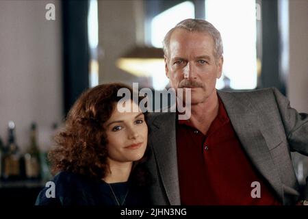 MARY ELIZABETH MASTRANTONIO, PAUL NEWMAN, THE COLOR OF MONEY, 1986 Stock Photo