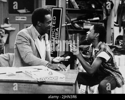 BILL COSBY, MALCOLM-JAMAL WARNER, THE COSBY SHOW, 1984 Stock Photo