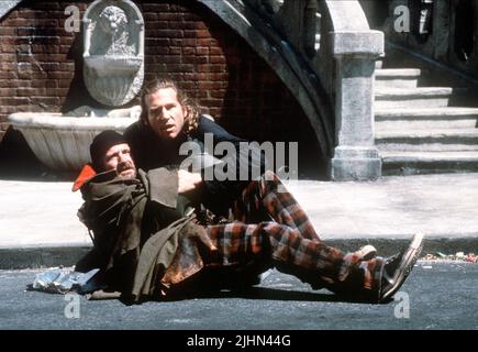 ROBIN WILLIAMS, JEFF BRIDGES, THE FISHER KING, 1991 Stock Photo