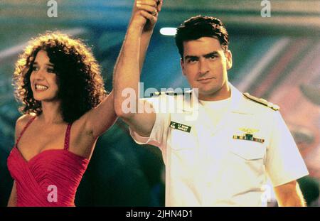 VALERIA GOLINO, CHARLIE SHEEN, HOT SHOTS!, 1991 Stock Photo