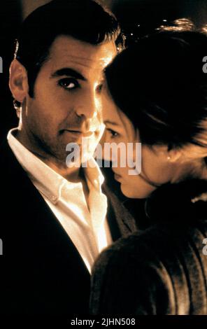 GEORGE CLOONEY, JENNIFER LOPEZ, OUT OF SIGHT, 1998 Stock Photo