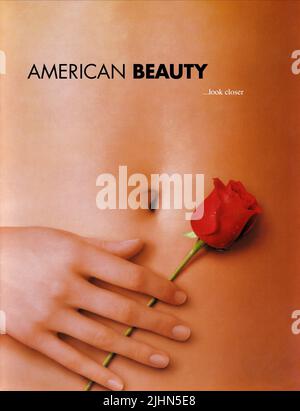 MOVIE POSTER, AMERICAN BEAUTY, 1999 Stock Photo