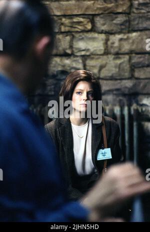 ANTHONY HOPKINS, JODIE FOSTER, THE SILENCE OF THE LAMBS, 1991 Stock Photo