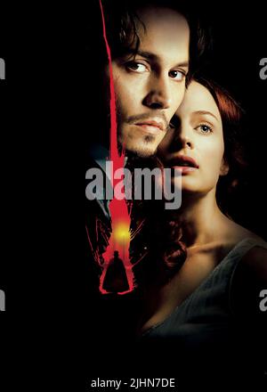 JOHNNY DEPP, HEATHER GRAHAM, FROM HELL, 2001 Stock Photo