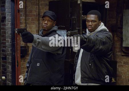 TORY KITTLES, CURTIS JACKSON AKA 50 CENT, GET RICH OR DIE TRYIN', 2005 Stock Photo