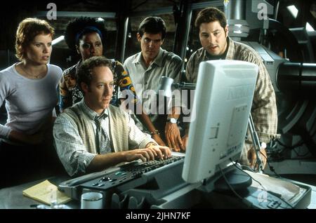 KIM DICKENS, MARY RANDLE, JOSH BROLIN, GREG GRUNBERG, JOEY SLOTNICK, HOLLOW MAN, 2000 Stock Photo