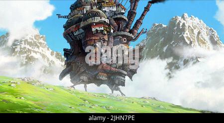 THE CASTLE, HOWL'S MOVING CASTLE, 2004 Stock Photo