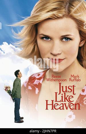 MARK RUFFALO, REESE WITHERSPOON POSTER, JUST LIKE HEAVEN, 2005 Stock Photo