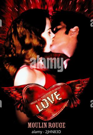 NICOLE KIDMAN, EWAN MCGREGOR, MOULIN ROUGE!, 2001 Stock Photo