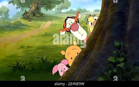 WINNIE THE POOH, RABBIT, TIGGER, POOH'S HEFFALUMP MOVIE, 2005 Stock ...