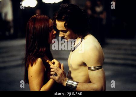 MARGUERITE MOREAU, STUART TOWNSEND, QUEEN OF THE DAMNED, 2002 Stock Photo