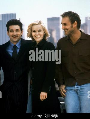 PATRICK DEMPSEY, REESE WITHERSPOON, JOSH LUCAS, SWEET HOME ALABAMA, 2002 Stock Photo