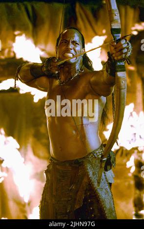 DWAYNE JOHNSON, THE SCORPION KING, 2002 Stock Photo