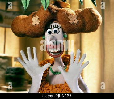 LADY TOTTINGTON, THE CURSE OF THE WERE-RABBIT, 2005 Stock Photo