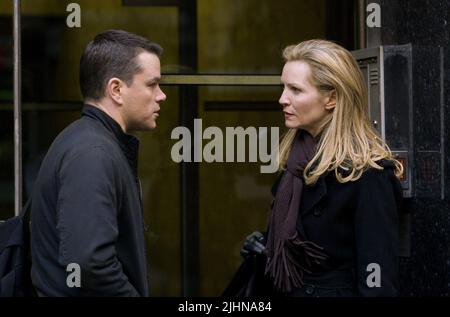 MATT DAMON, JOAN ALLEN, THE BOURNE ULTIMATUM, 2007 Stock Photo