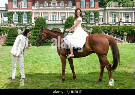 RUSSELL BRAND, JENNIFER GARNER, ARTHUR, 2011 Stock Photo